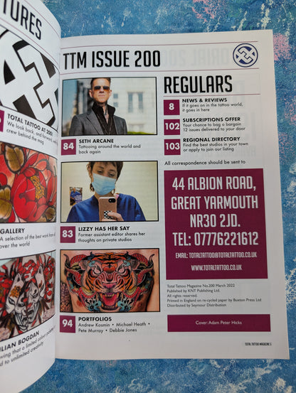 Total Tattoo Magazine - 200th Issue - March 2022