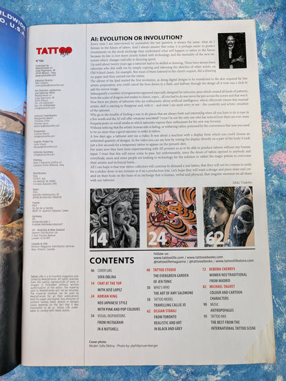 Tattoo Life Magazine No. 144 - Sofa Oblina Cover