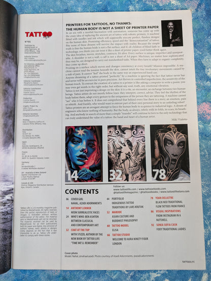 Tattoo Life Magazine No. 155 - Nahal Cover
