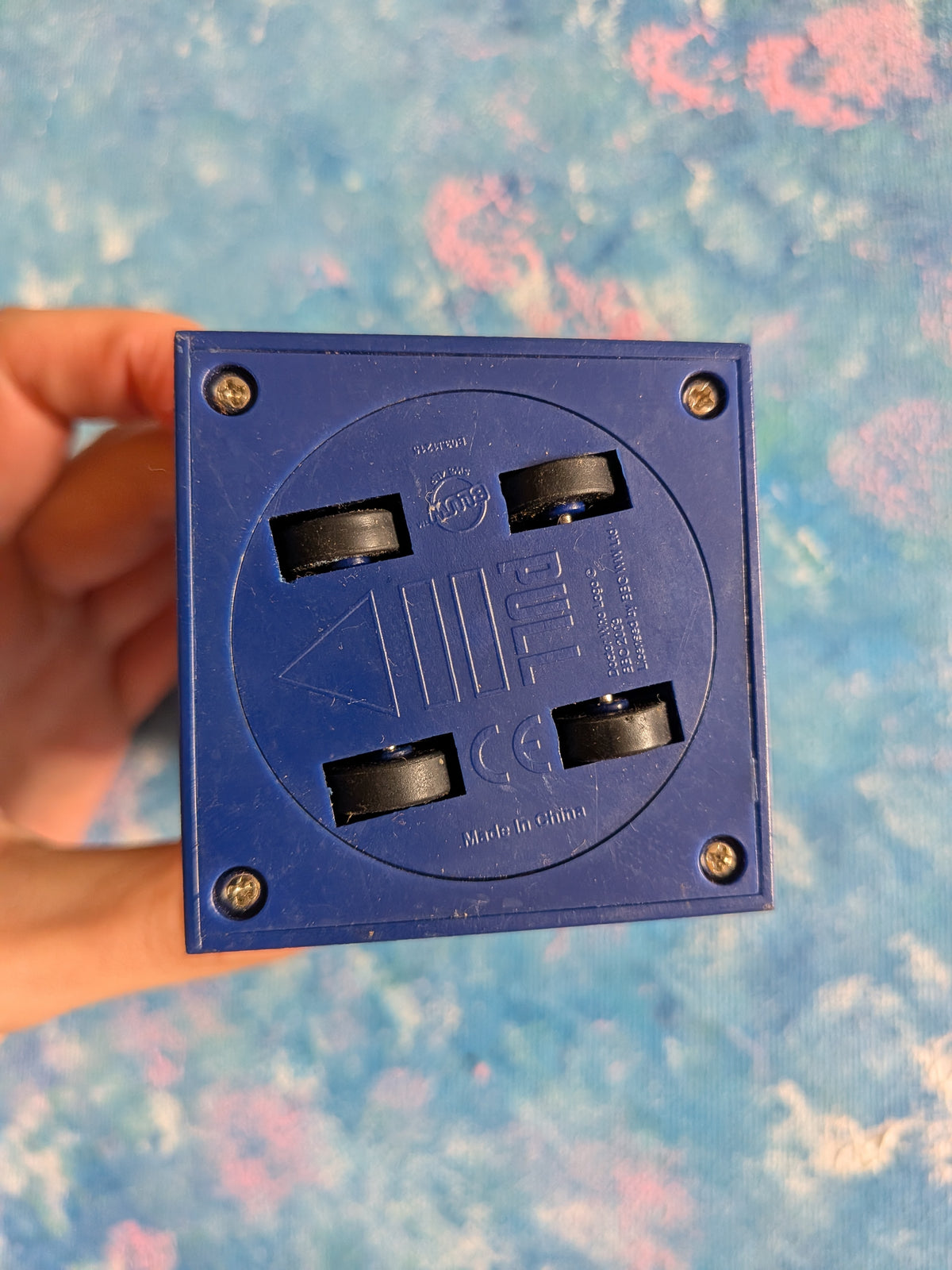 Doctor Who Tardis Small Plastic Spinning Pull-Back Toy - 2009 - Bluw