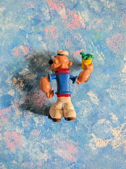 Vintage Popeye Plastic Figure - 1986 - Comics Spain