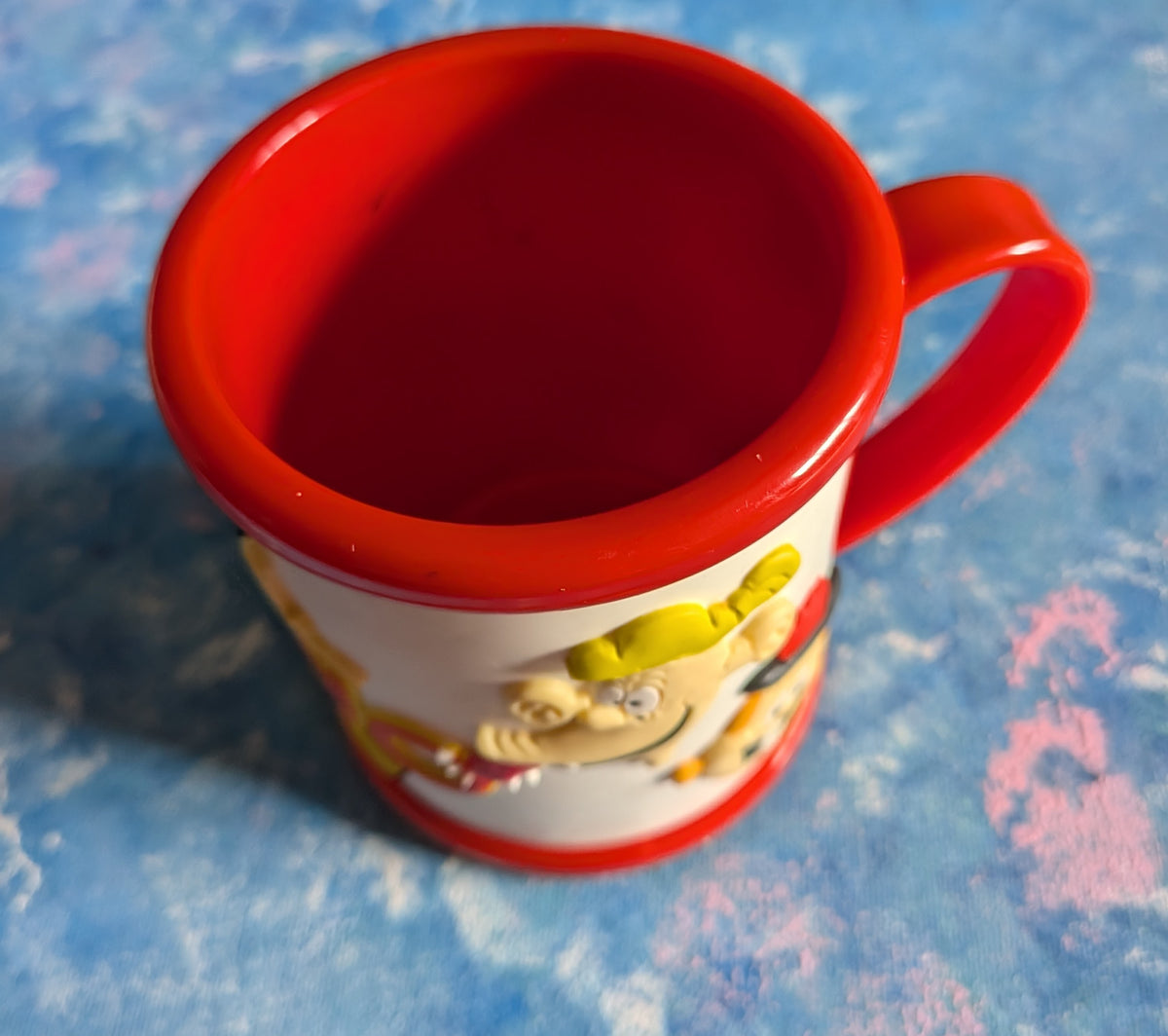 Vintage The Beano Club Dennis and Gnasher Plastic Mug - 2001 - DC Thomson & Co