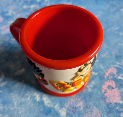Vintage The Beano Club Dennis and Gnasher Plastic Mug - 2001 - DC Thomson & Co