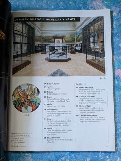 Apollo: The International Art Magazine January 2019 Issue - The Africa Museum