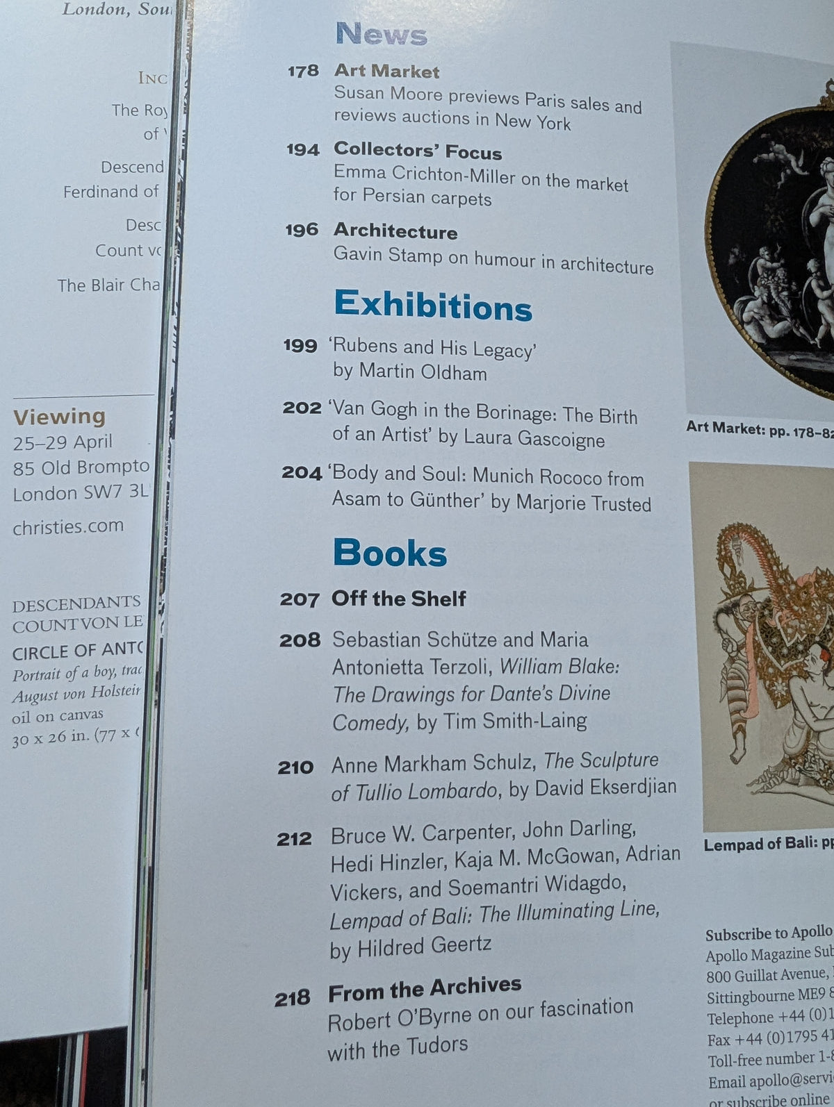 Apollo: The International Art Magazine March 2015 Issue - The Van Gogh Museum