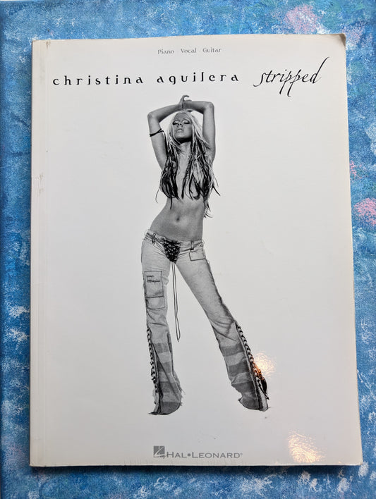 Christina Aguilera - Stripped Piano/Vocal/Guitar Sheet Music Book - Hal Leonard