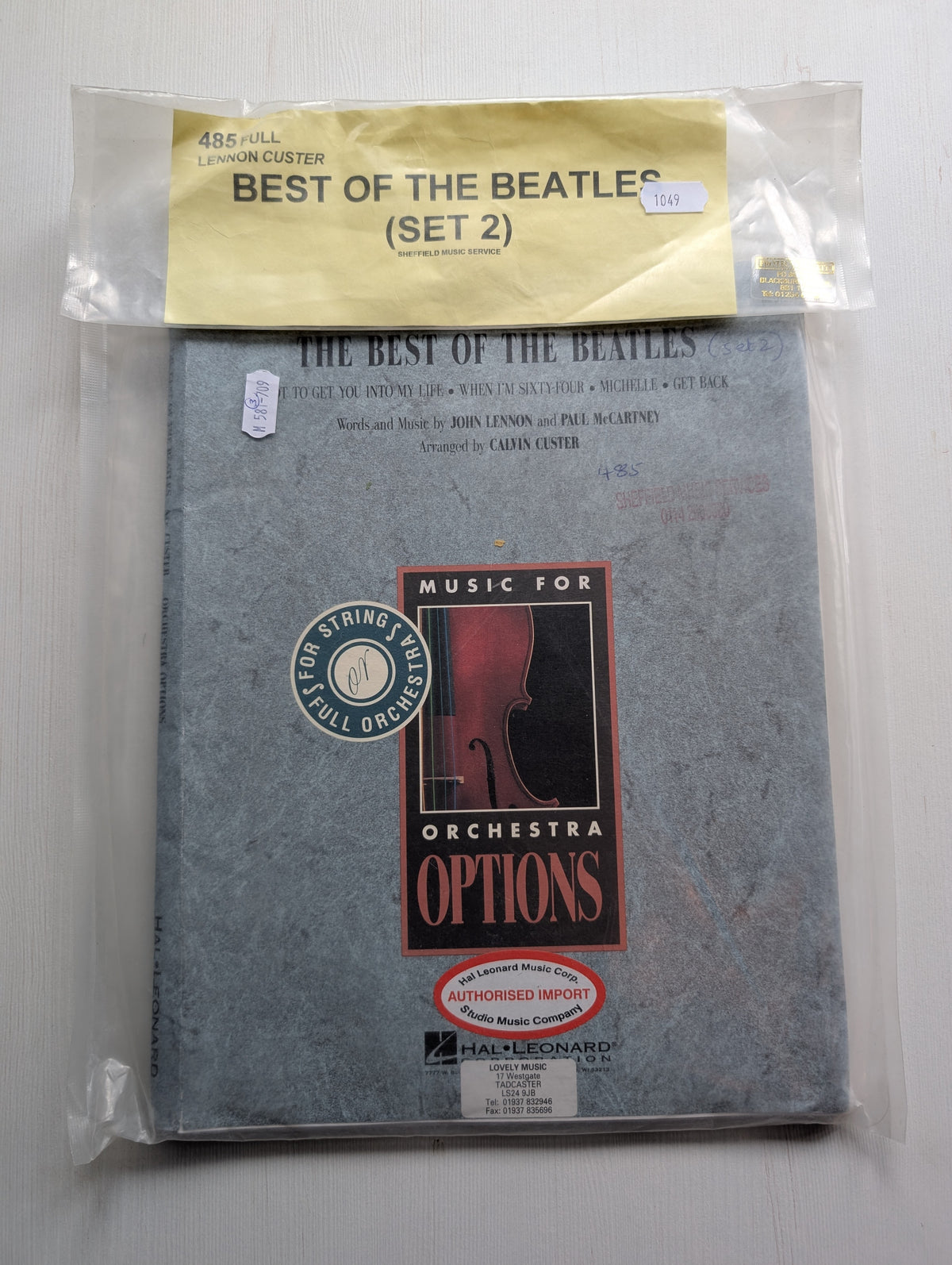 The Best of the Beatles (Set 2) For Orchestra - Hal Leonard Strings Sheet Music