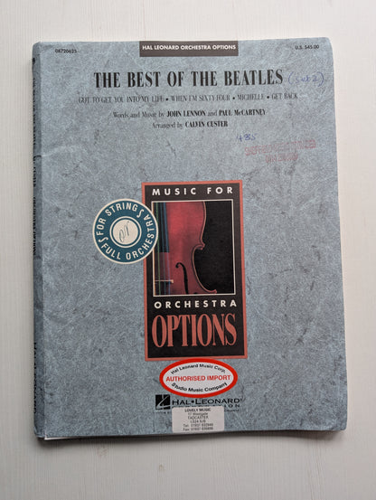 The Best of the Beatles (Set 2) For Orchestra - Hal Leonard Strings Sheet Music