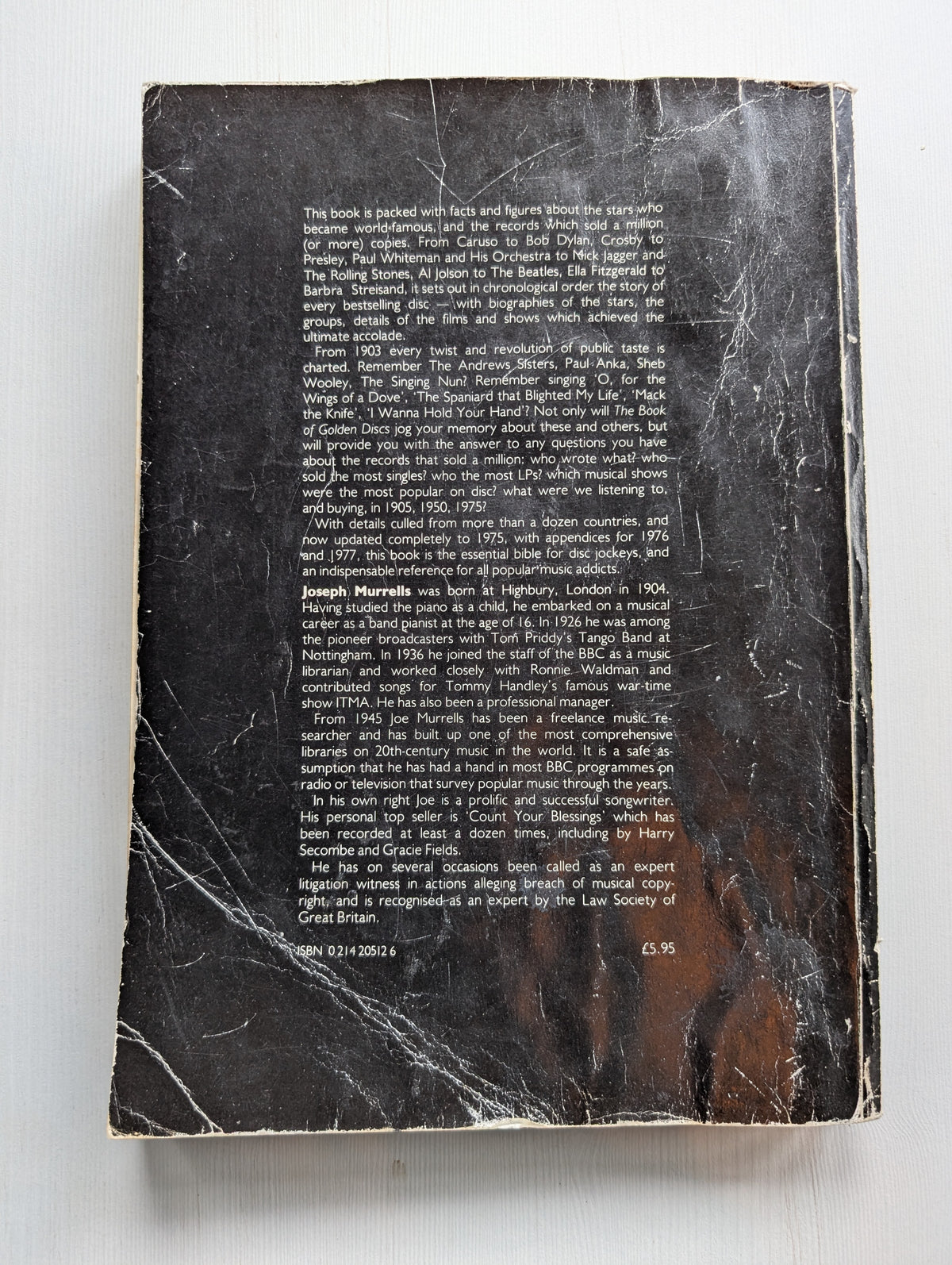 The Book of Golden Discs: The Records That Sold a Million by Joseph Murrells - 1978 - Barrie & Jenkins