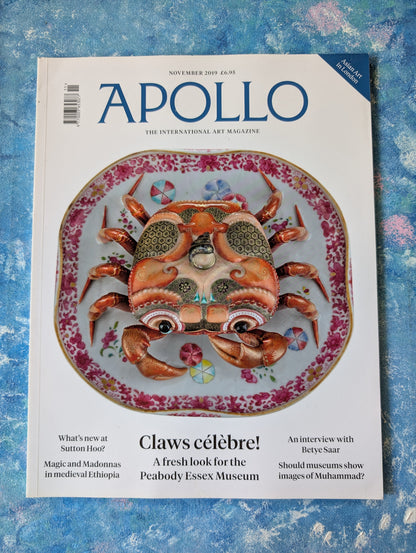 Apollo: The International Art Magazine November 2019 - Peabody Essex Museum