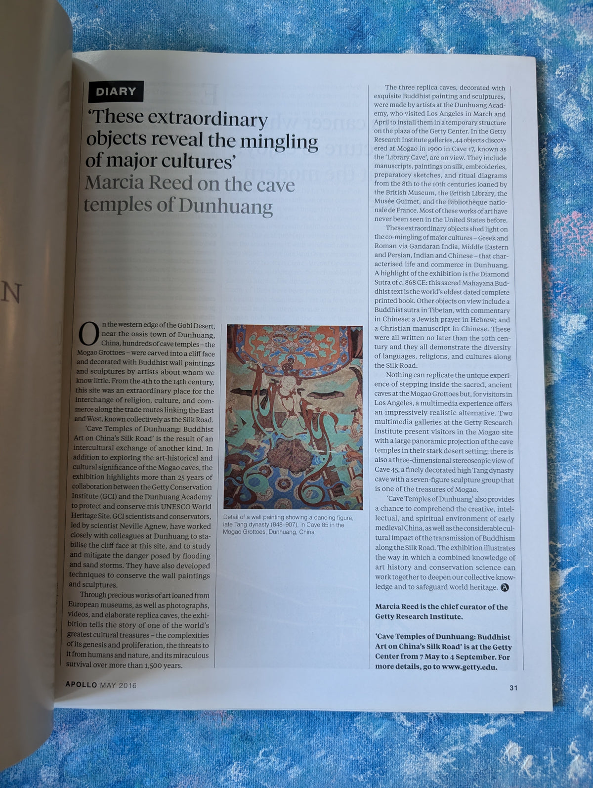 Apollo: The International Art Magazine May 2016 - San Francisco Art