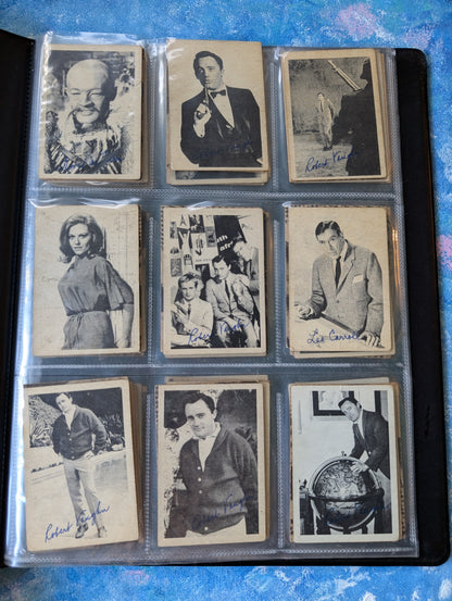 Vintage The Man From Uncle Complete 55 Card Trading Card Set - 1965 - A&BC Gum