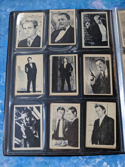 Vintage The Man From Uncle Complete 55 Card Trading Card Set - 1965 - A&BC Gum