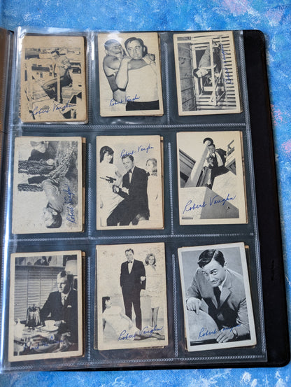 Vintage The Man From Uncle Complete 55 Card Trading Card Set - 1965 - A&BC Gum