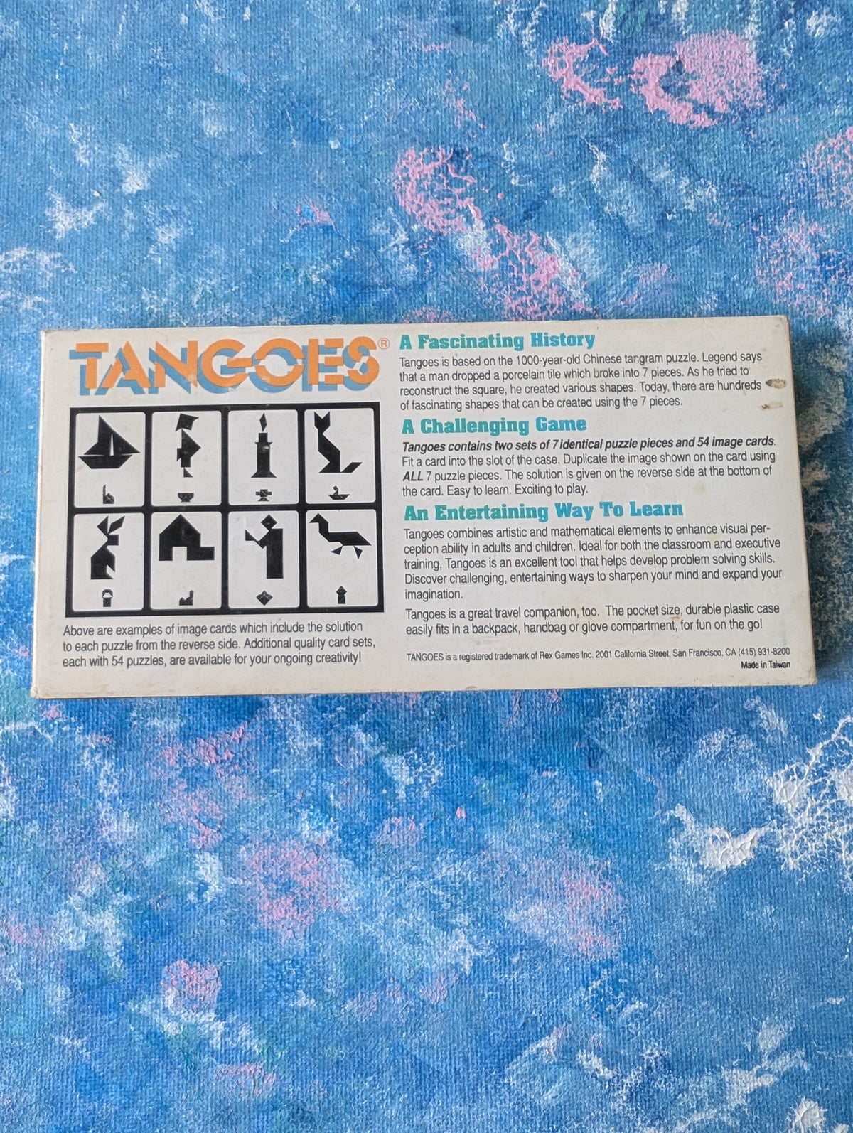Vintage Tangoes: The Ancient Chinese Puzzle Game Set - 2001 - Rex Games Inc.