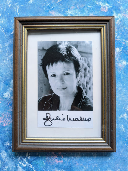 Vintage Julie Walters Autographed Photo in Frame