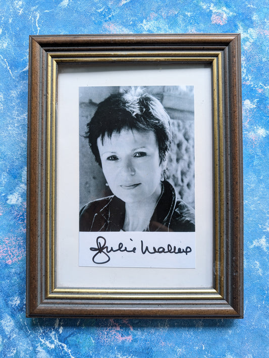 Vintage Julie Walters Autographed Photo in Frame
