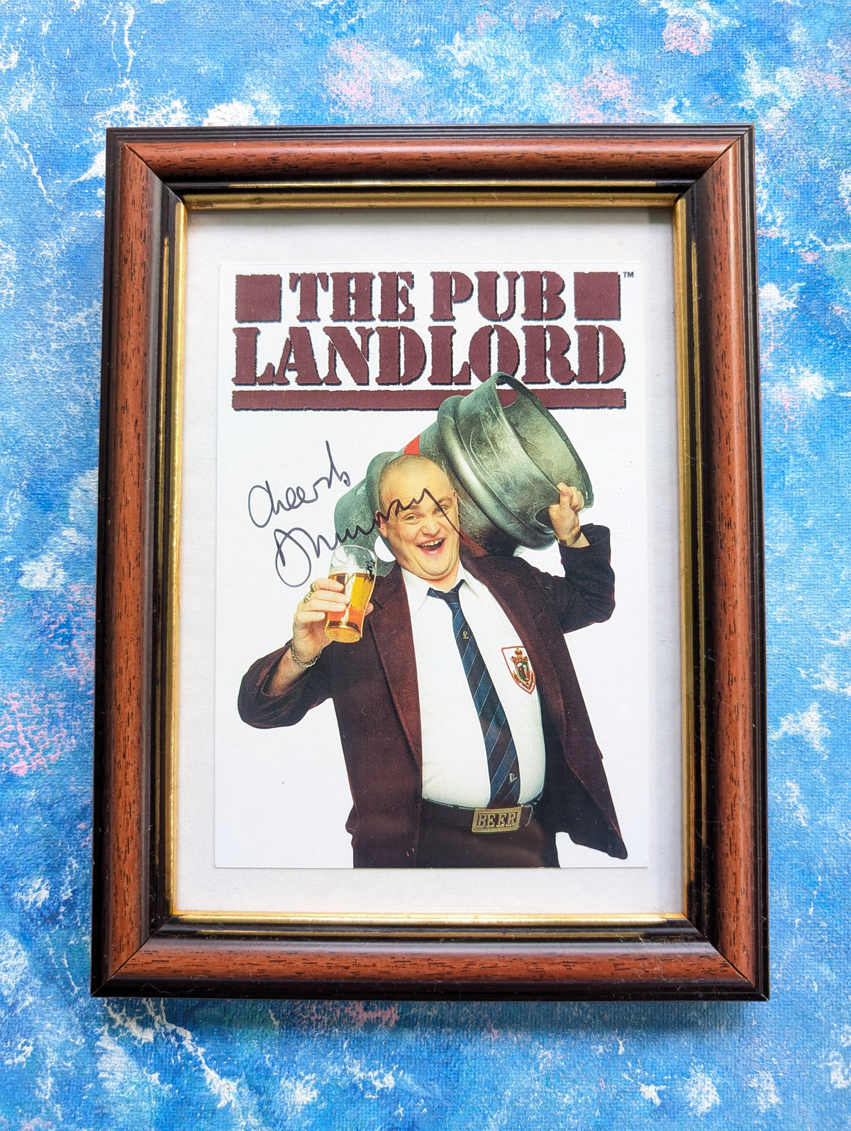 Al Murray The Pub Landlord Autographed Photo in Frame