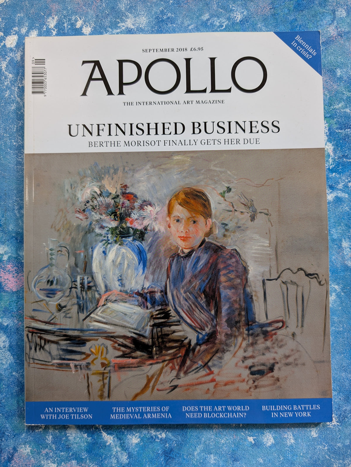 Apollo: The International Art Magazine September 2018 - Berthe Morisot Cover