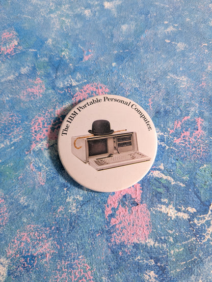 Vintage IBM Portable Personal Computer Model 5155 Badge - 1980s