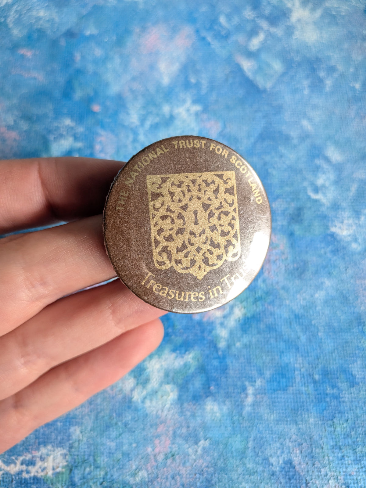 Vintage National Trust for Scotland Treasures in Trust Badge
