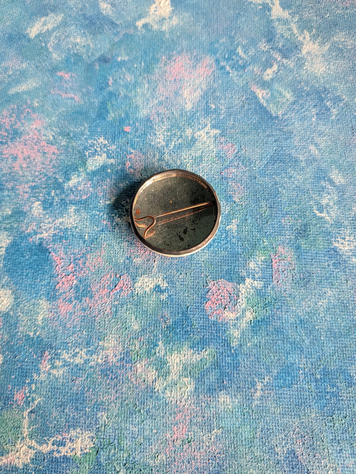 Vintage Gretna Green Scottish Thistle Souvenir Badge