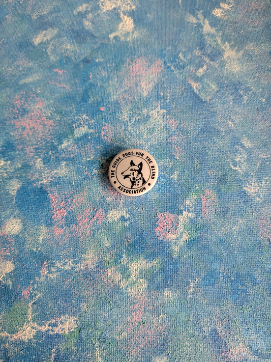 Vintage The Guide Dogs For The Blind Association German Shepherd Dog Badge