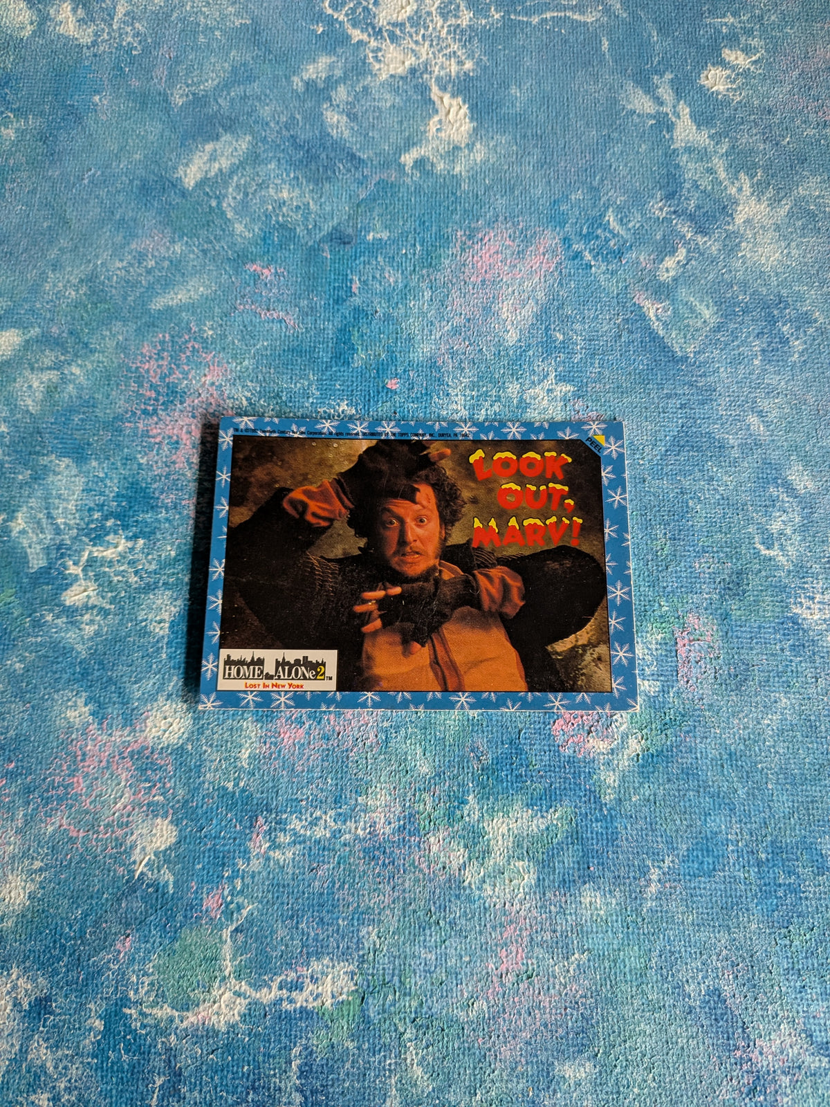 Vintage Home Alone 2: Lost In New York Trading Card "Look Out Marv" - 1992 - Topps