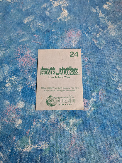 Vintage Home Alone 2: Lost In New York Sticker #24 - 1992 - Merlin