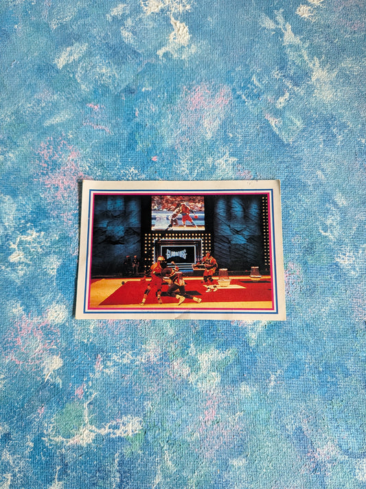 Vintage Gladiators Sticker #260 - 1992 - Merlin