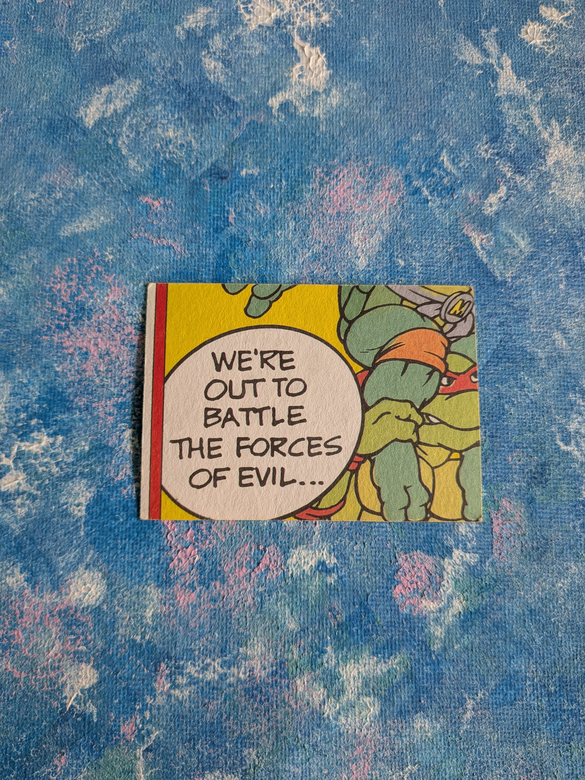 Teenage Mutant Hero Turtles Sticker #3 - Donatello - 1990 - Topps/Mirage Studios
