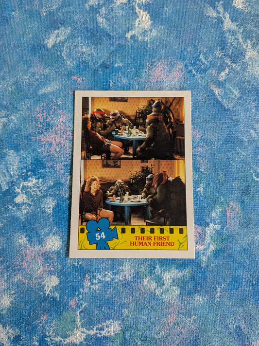 Teenage Mutant Ninja Turtles Deluxe Movie Cards #54 - 1990 - Topps