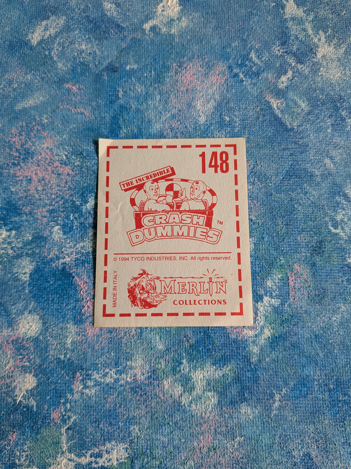 The Incredible Crash Dummies Sticker #148 - 1994 - Merlin/Tyco