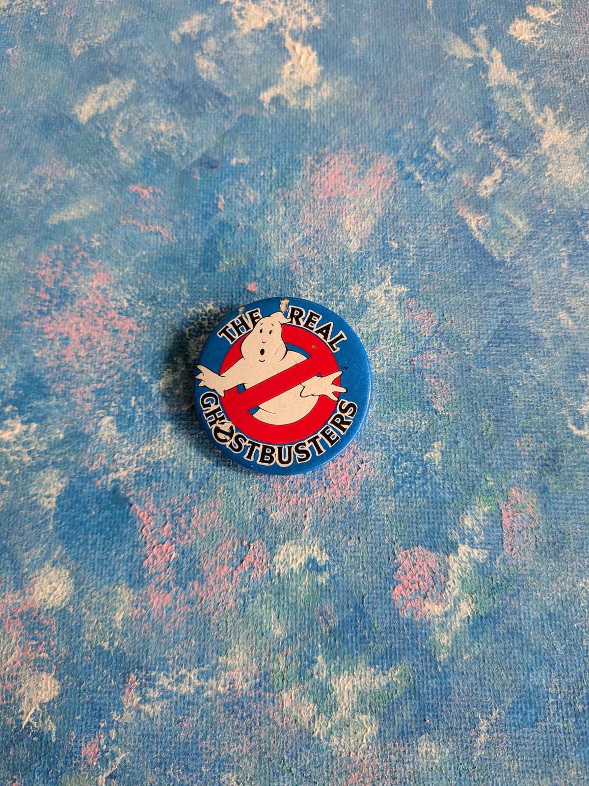 Vintage The Real Ghostbusters Badge - 1980s