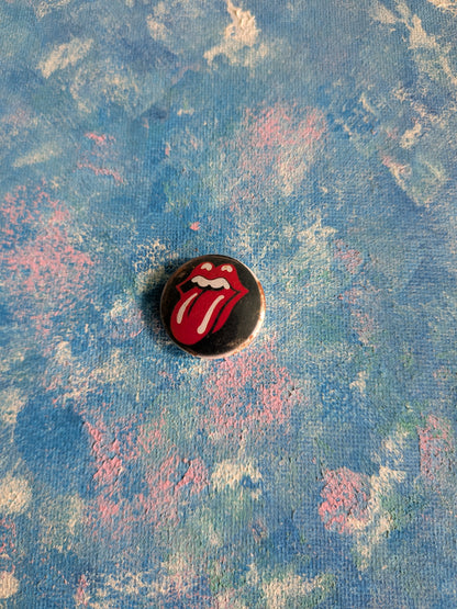 Vintage Rolling Stones Logo Badge