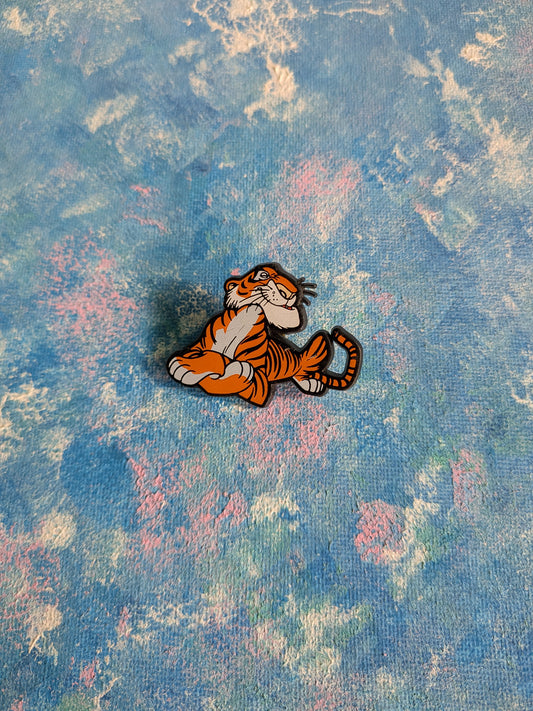 Vintage The Jungle Book Shere Khan Plastic Badge - 1990s - Disney