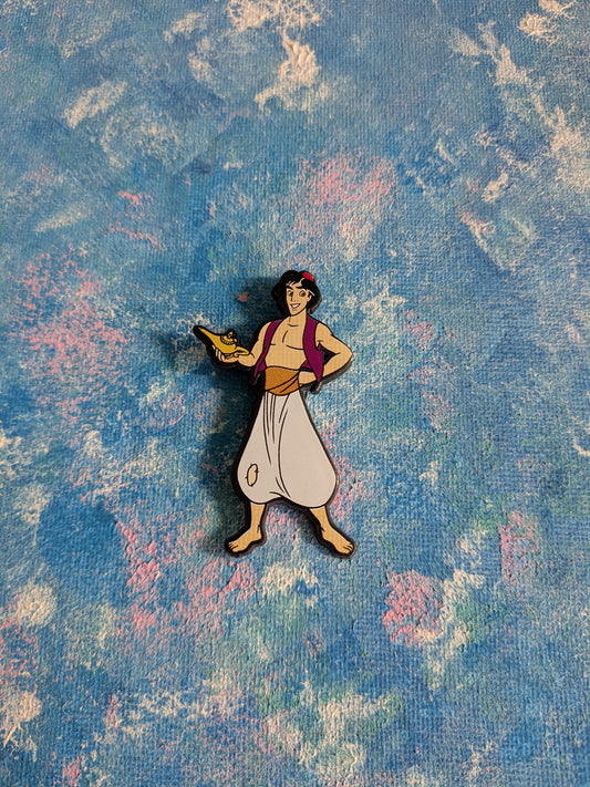Vintage Aladdin Plastic Badge - 1990s - Disney