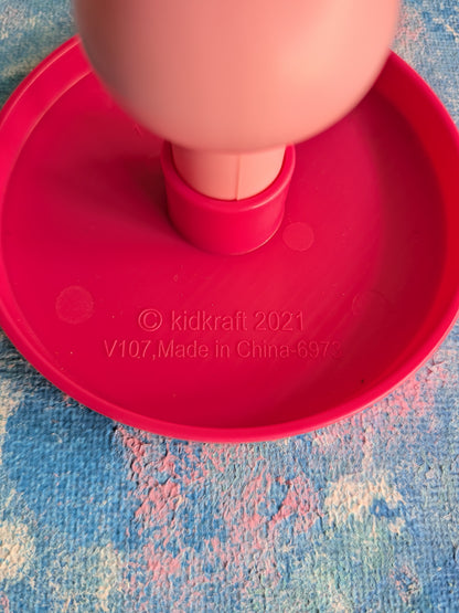 Dolls House Pink Plastic Round Table - 2021 - Kidkraft