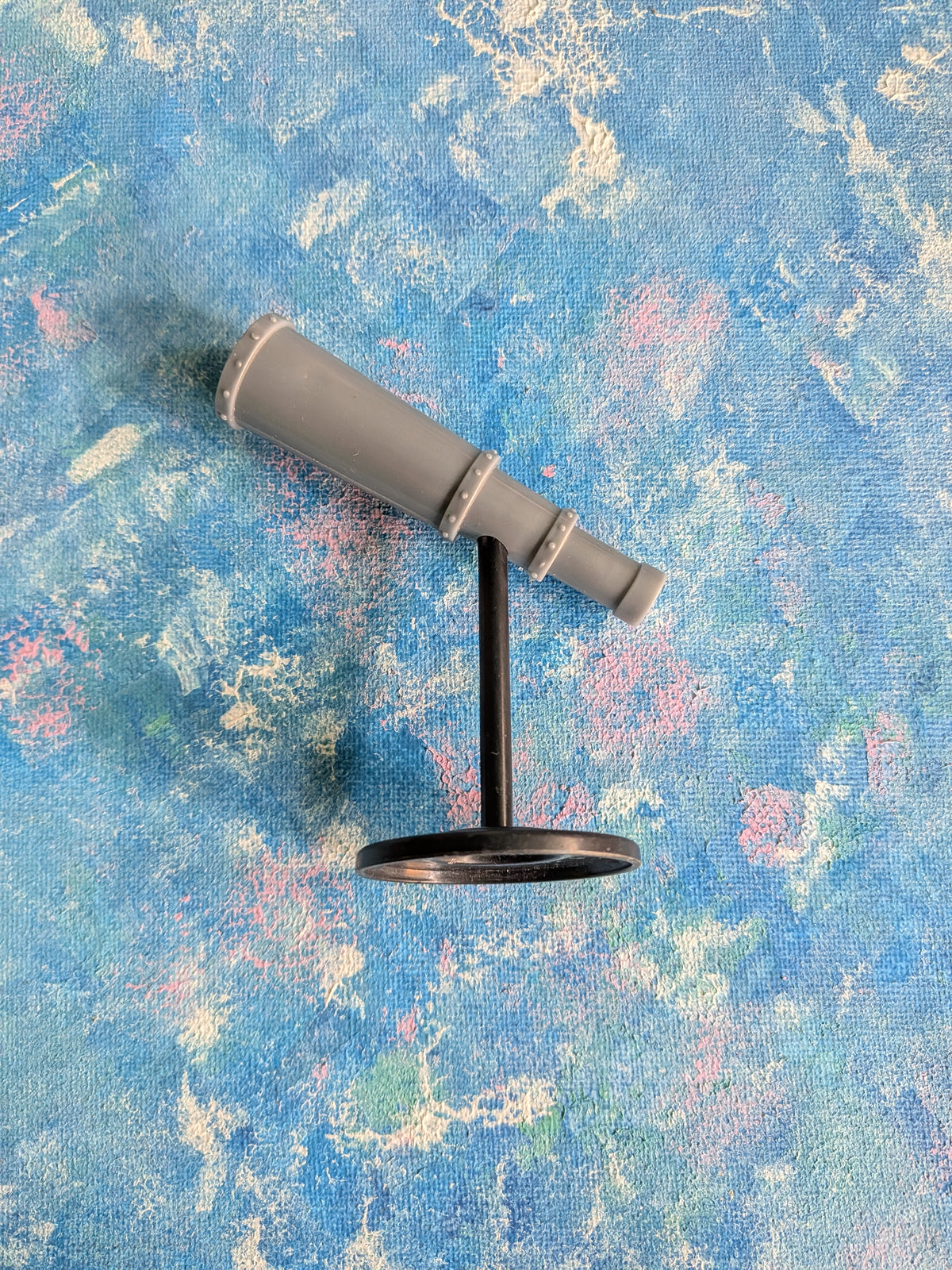 Dolls House Plastic Grey Telescope - Unbranded