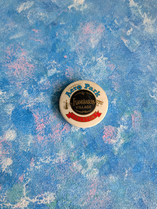 Vintage Cornwall Aero Park & Flambards Village Badge