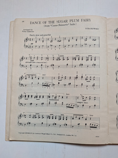Jewels From The Ballet Piano Sheet Music Book - 1946 - Lawrence Wright Music Co