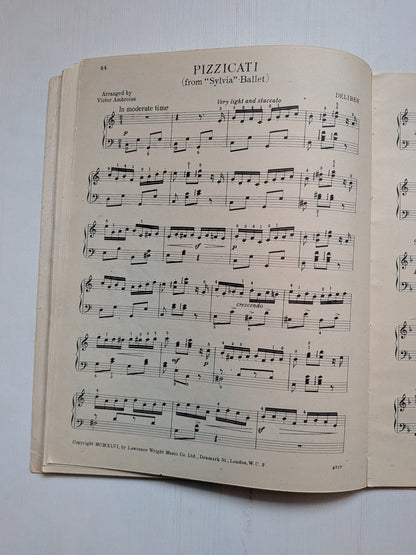 Jewels From The Ballet Piano Sheet Music Book - 1946 - Lawrence Wright Music Co