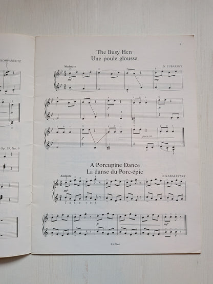 From Russia For Youth: Contemporary Piano Music by Russian Composers - 1971