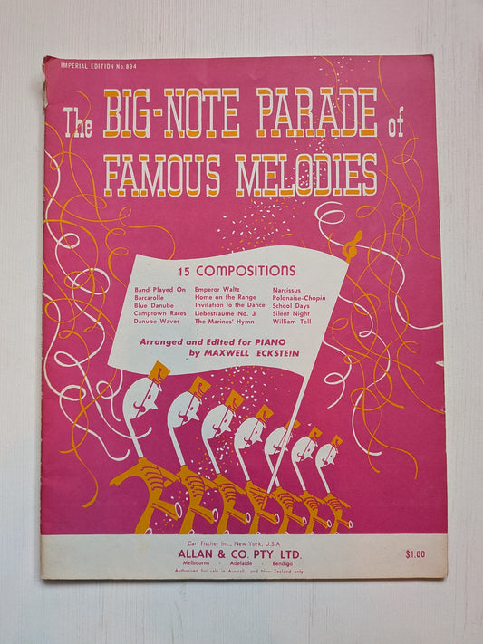 The Big-Note Parade of Famous Melodies by Maxwell Eckstein - Carl Fischer Inc.