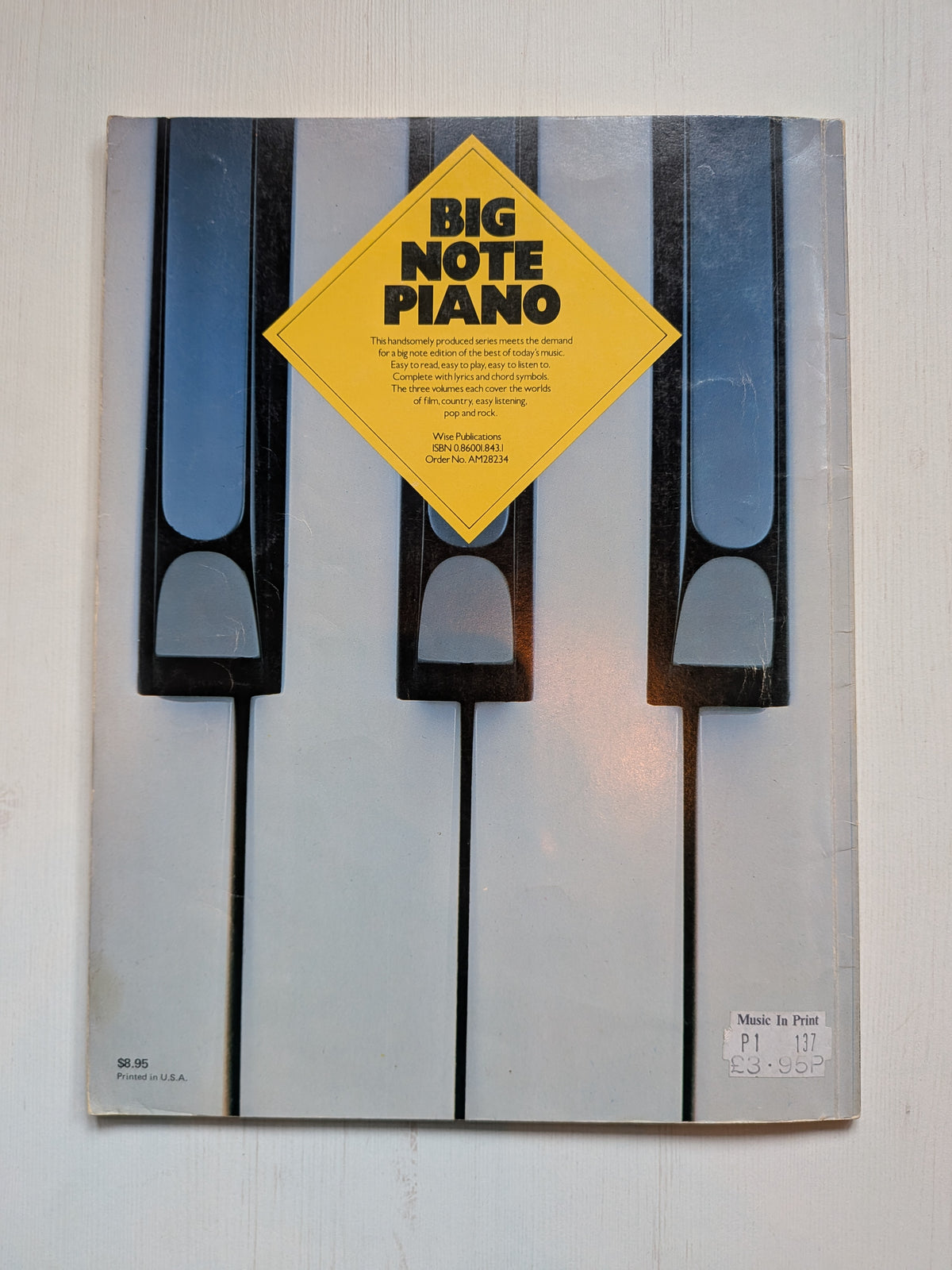 Big Note Piano 2 - 1981 - Wise Publications
