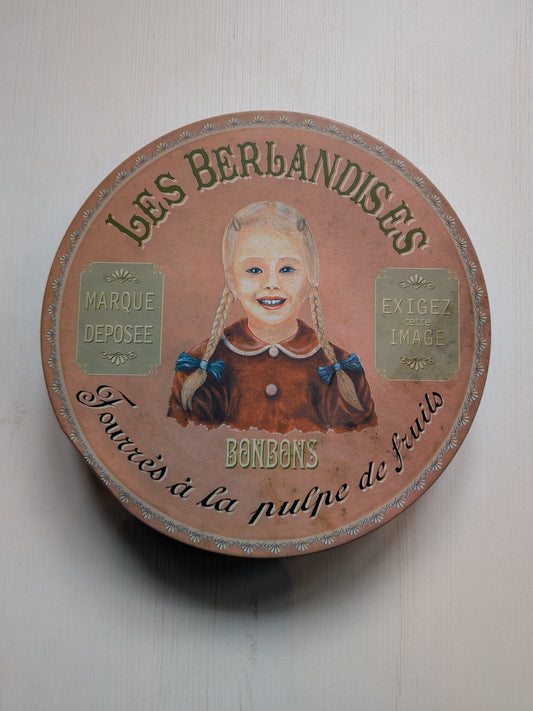 Vintage La Cure Gourmande Les Berlandises Tin