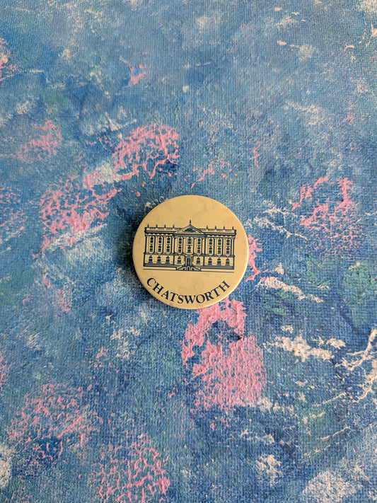 Vintage Chatsworth House Souvenir Badge