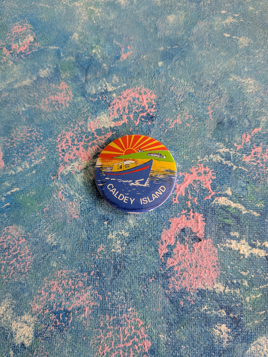 Vintage Caldey Island Souvenir Badge