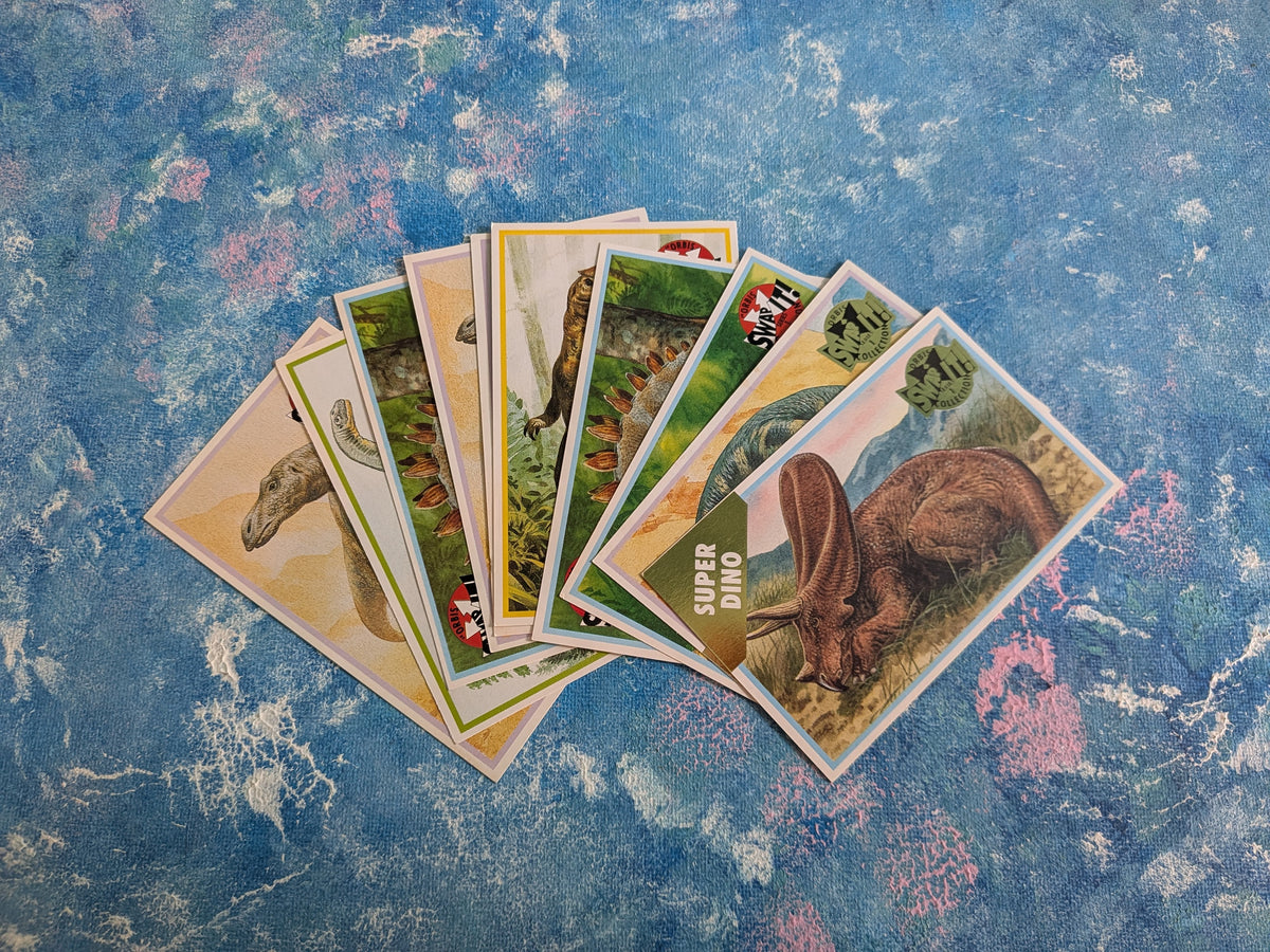Dinosaurs! Swap It Card Bundle - x10 Cards - 1993 - Orbis Publishing Ltd