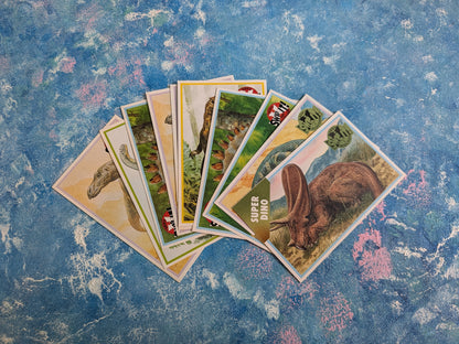 Dinosaurs! Swap It Card Bundle - x10 Cards - 1993 - Orbis Publishing Ltd